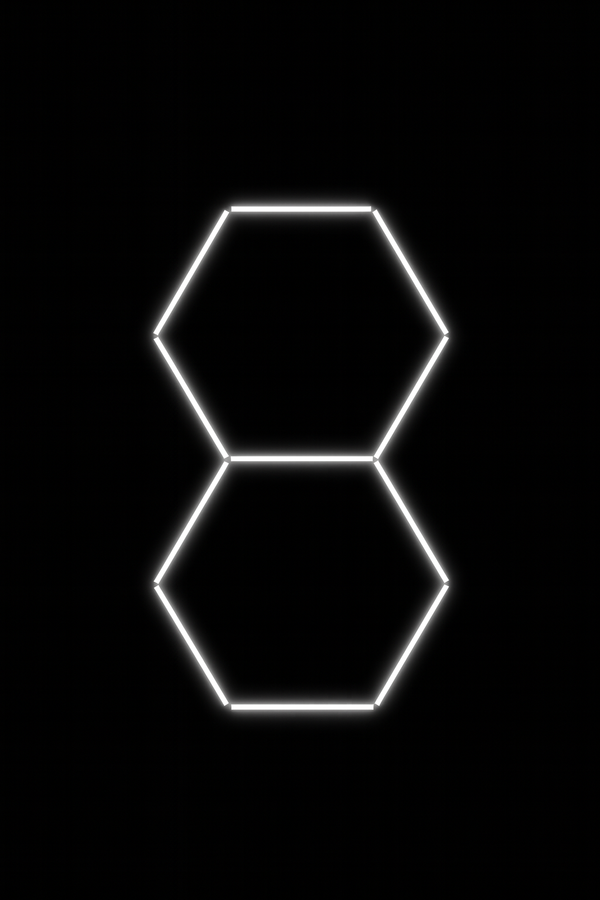 2-Hex Premium Hexagon LED Light Kit