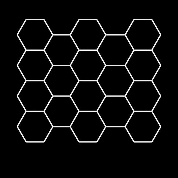 18‑Hex Premium Hexagon LED Lighting Kit 3760mm x 3360mm