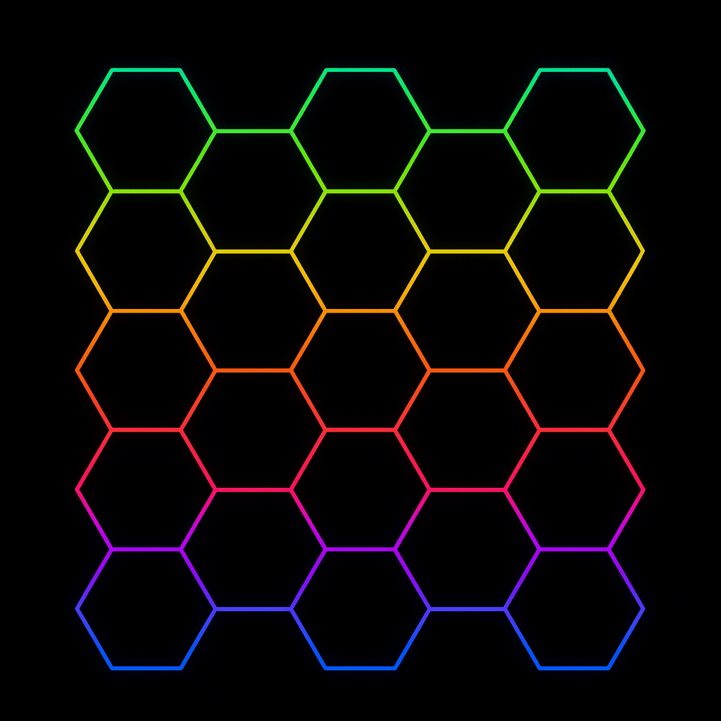 23-Hex Premium RGB Hexagon LED Lighting Kit