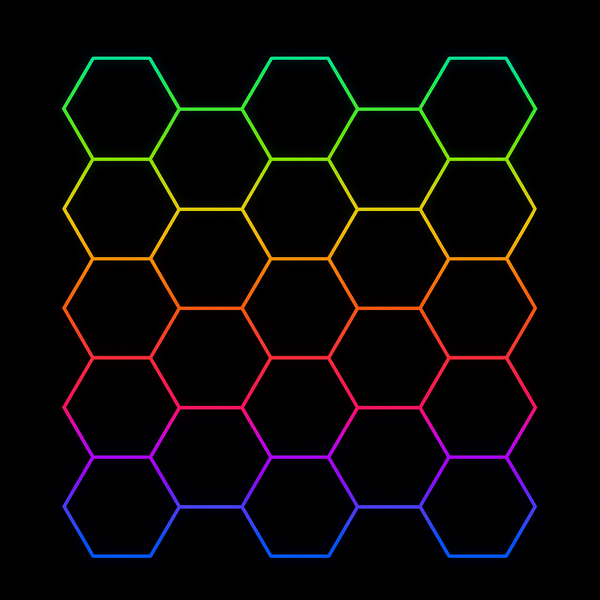 23-Hex Premium RGB Hexagon LED Lighting Kit