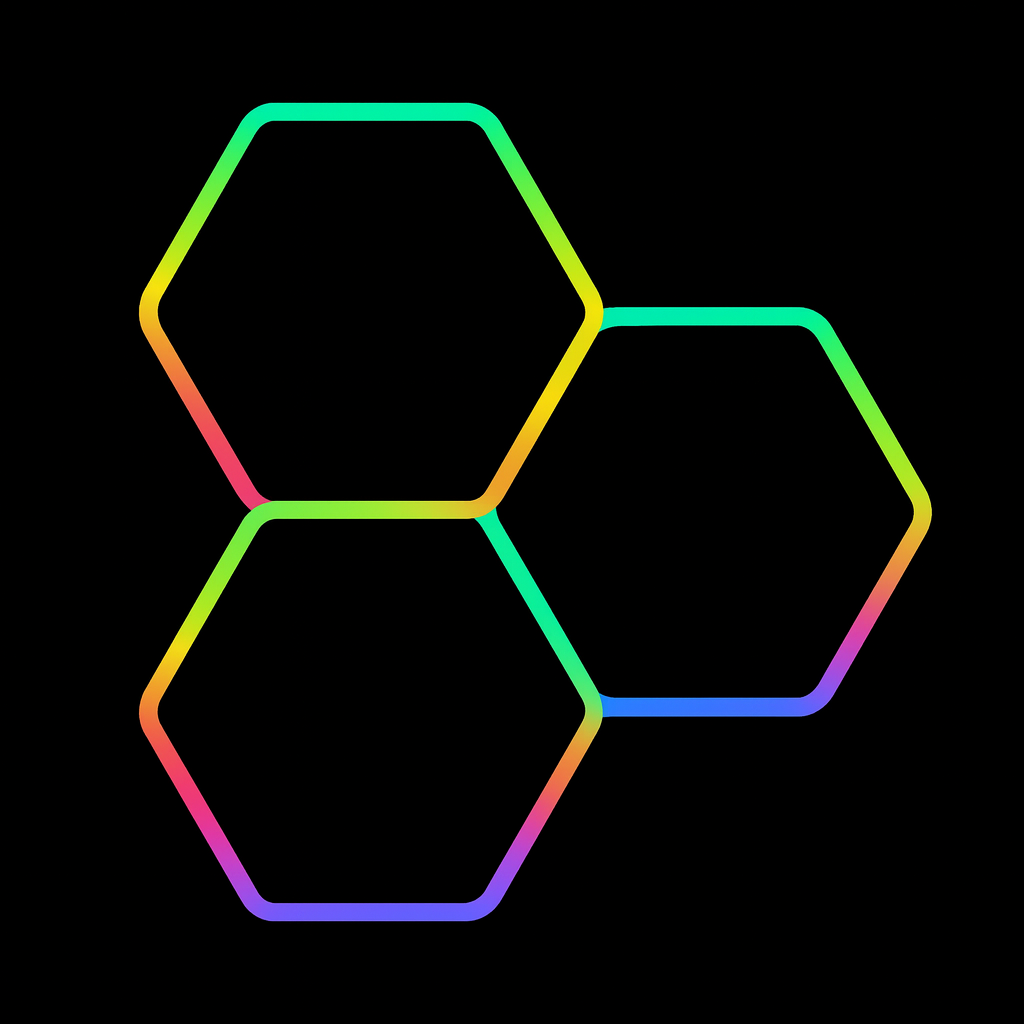 3-Hex Premium RGB Hexagon LED Lighting Kit