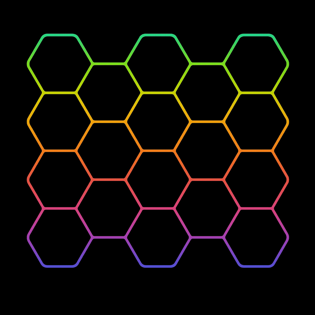 18-Hex Premium RGB Hexagon LED Lighting Kit