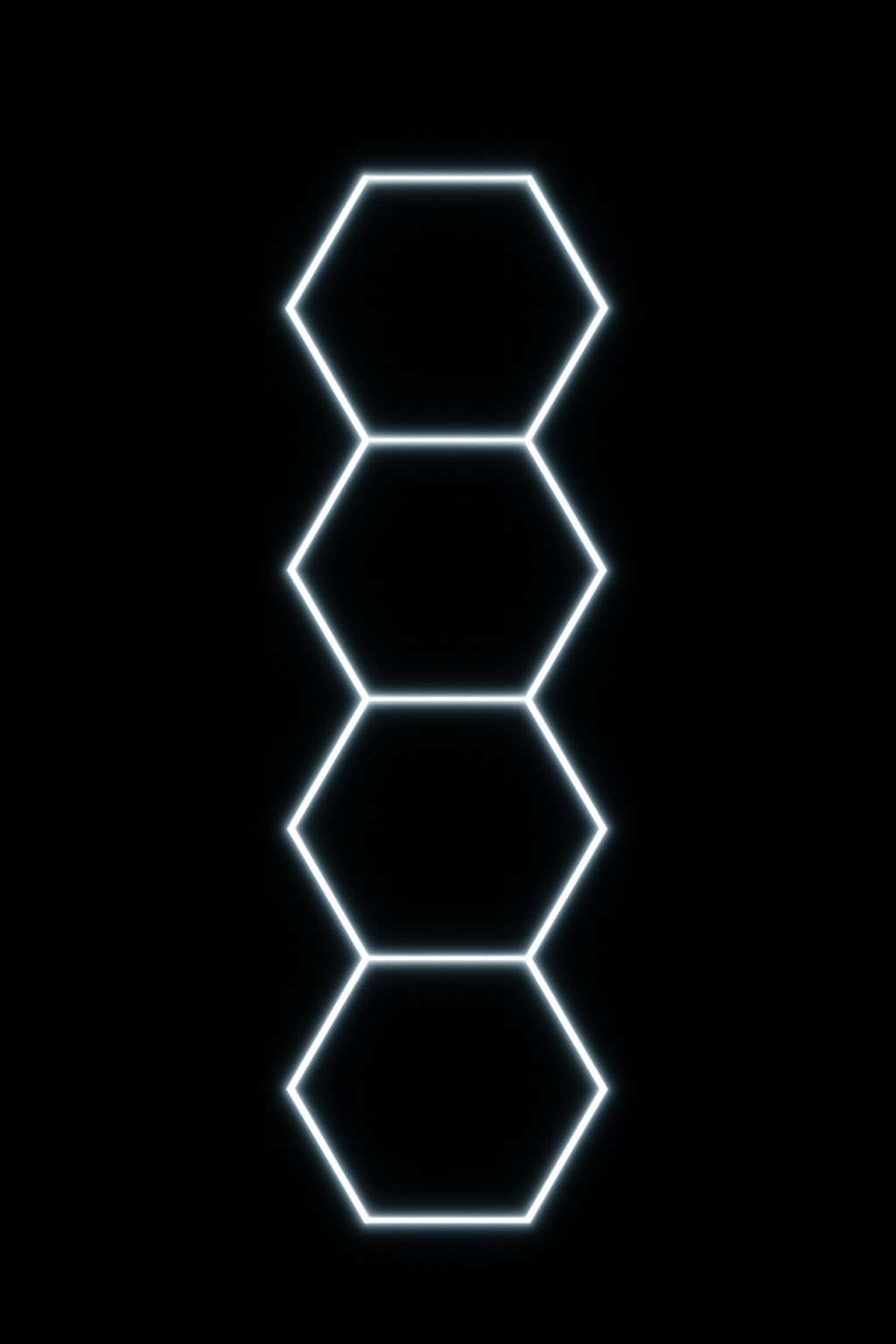 4‑Hex Premium Hexagon LED Lighting Kit 965mm x 3320mm