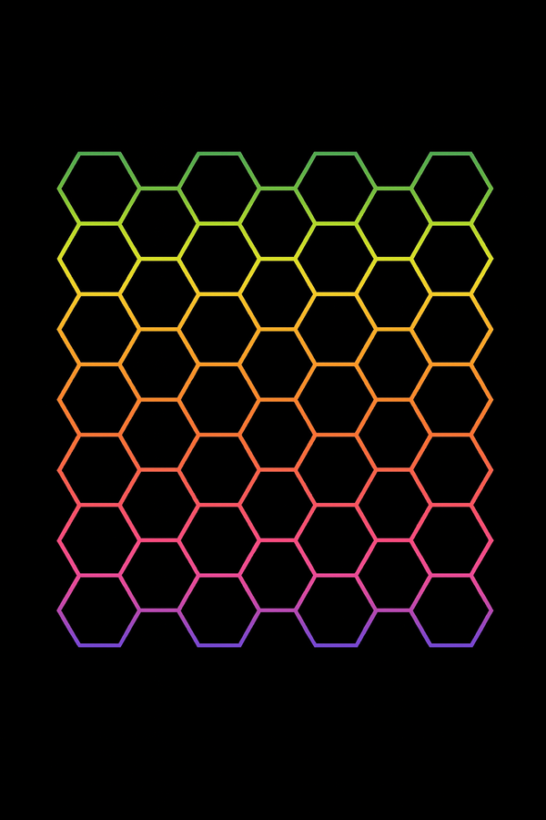 46-Hex Premium RGB Hexagon LED Lighting Kit